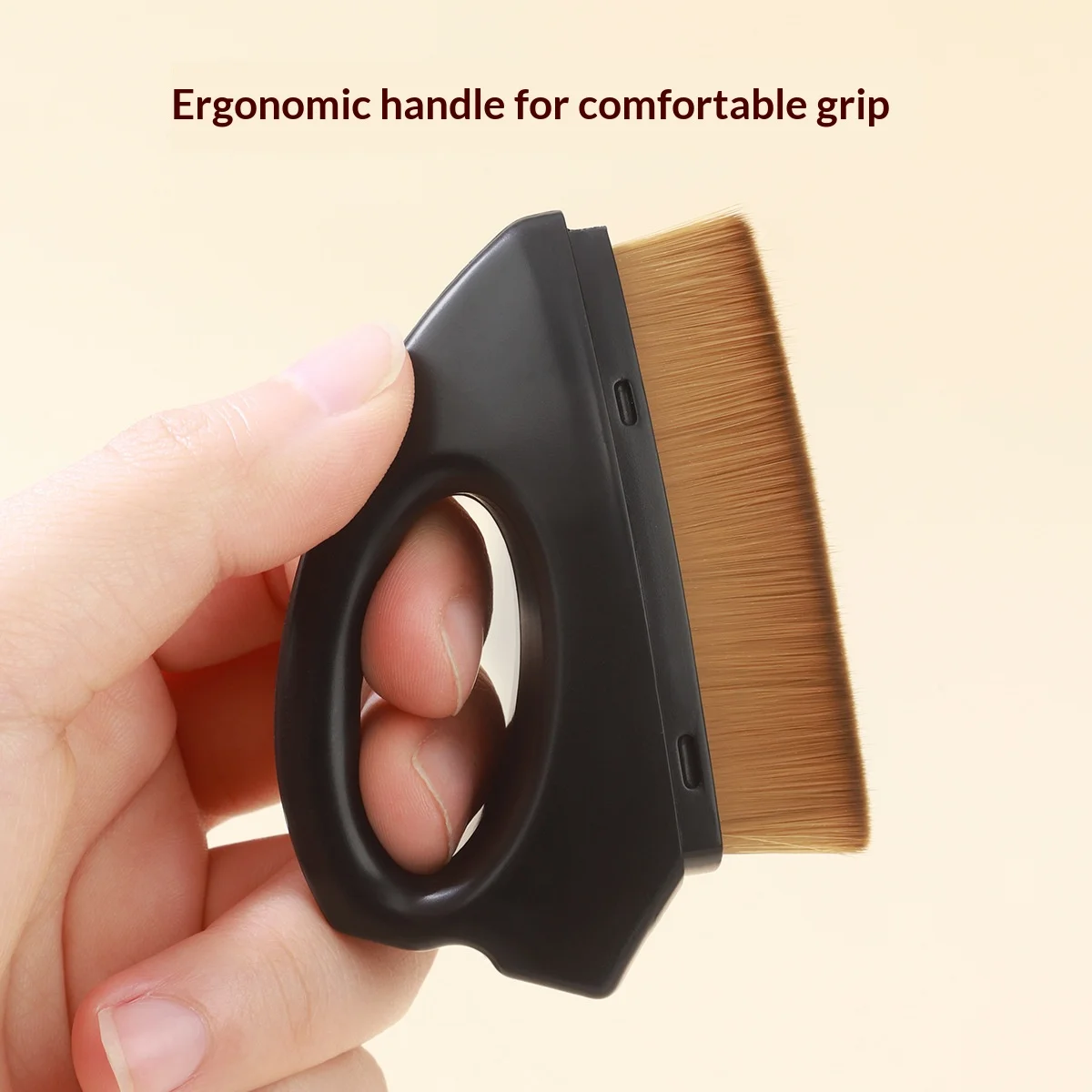 Flat Iron Foundation Brush No Streak Magic Makeup Blender Non-Absorbent Professional Face Tool