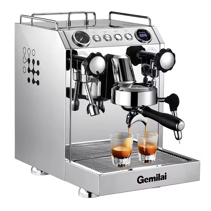 CAFOVO G3145B 15Bar Commercial Espresso Coffee Maker Instant Thermoblock and 1L S.S boiler ULKA Pump Barista Tools image 3
