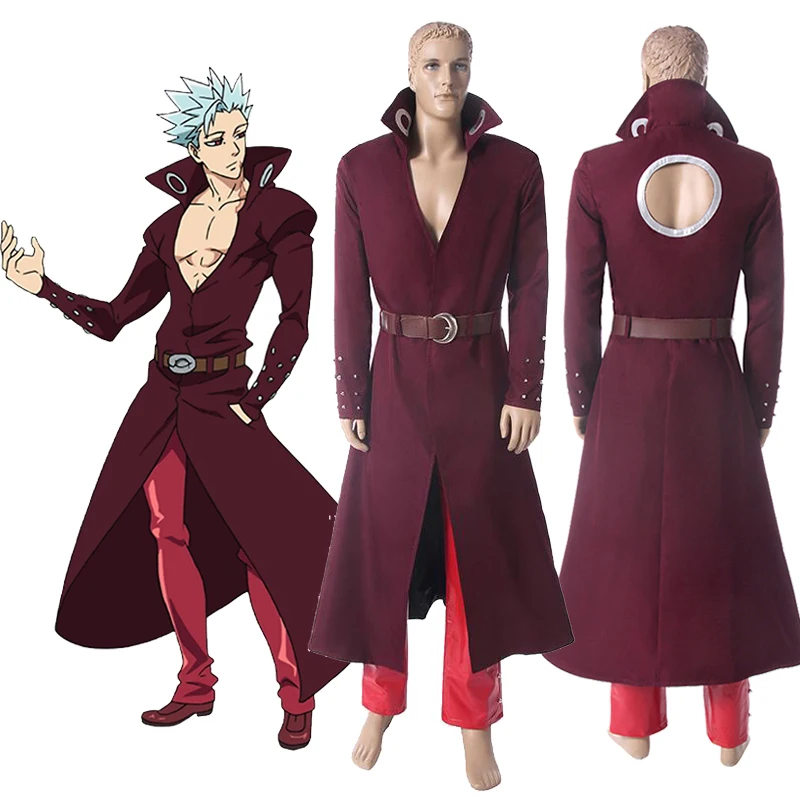 

IN STOCK The Seven Deadly Sins Nanatsu no Taizai Fox's Sin of Greed Ban Cosplay Costume Christmas Halloween Theme Party