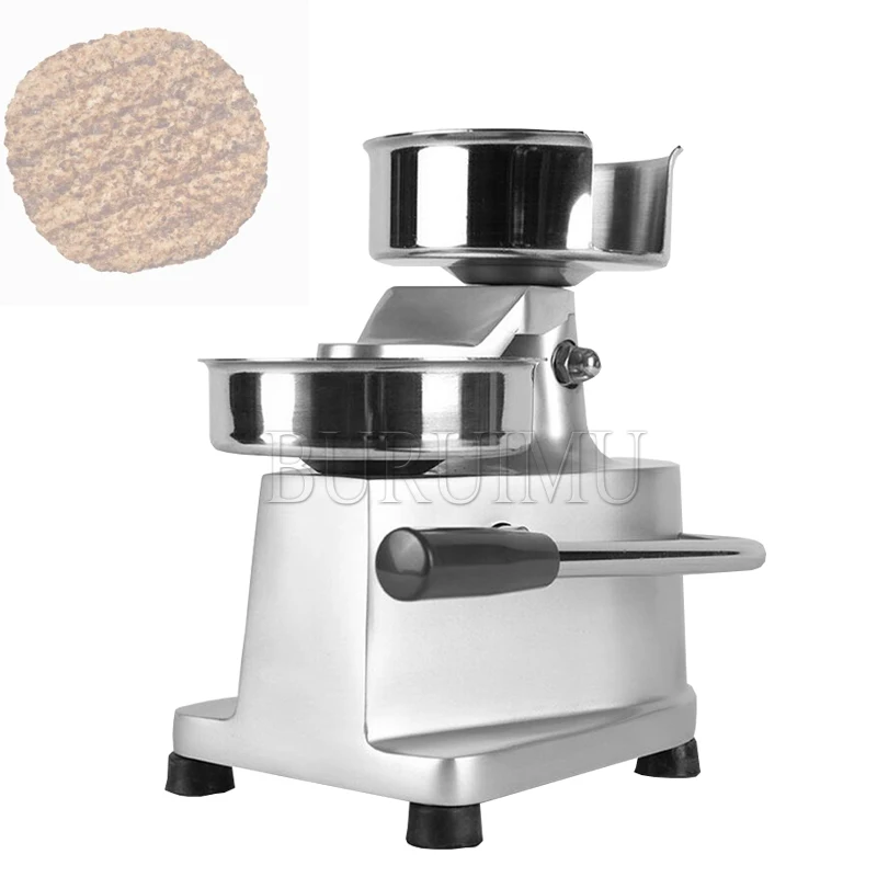 Hamburger Press 100mm-150mm Manual Burger Maker Equitment Round Meat Shaping Hamburger Machine Forming Burger Patty Maker