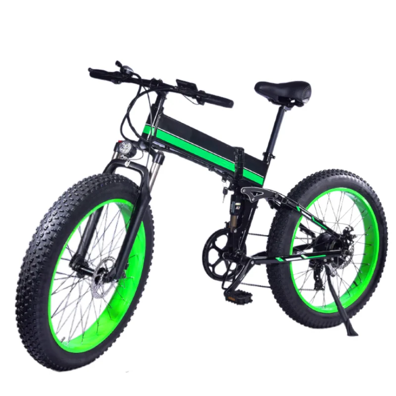 26 Inch Folding Mountain Bike 21 Speed Dual Disc Brake Foldable Bike