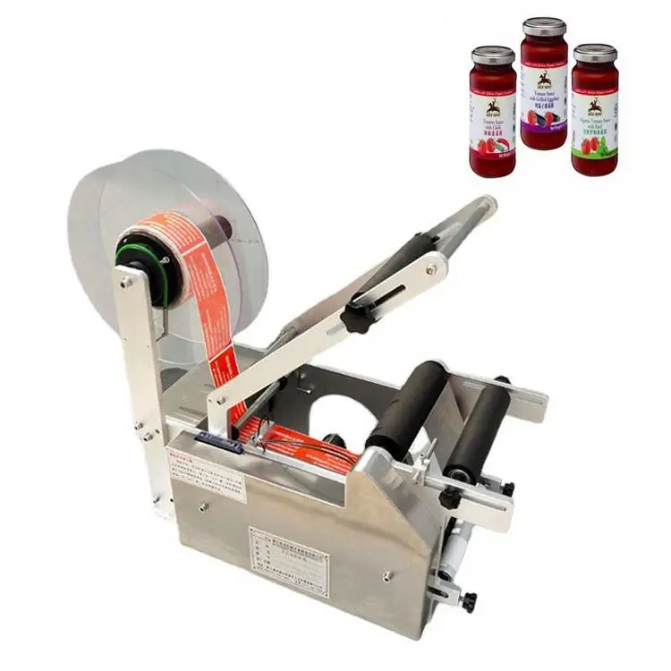 fully automatic self-adhesive labeling machine packaging and labeling machine price desktop bottle labeling machine