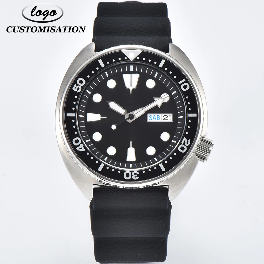 Customisable Logos Men's Watches Luxury Automatic Watches NH36 Stainless Steel Waterproof Watches Top Brand Sapphire Watches