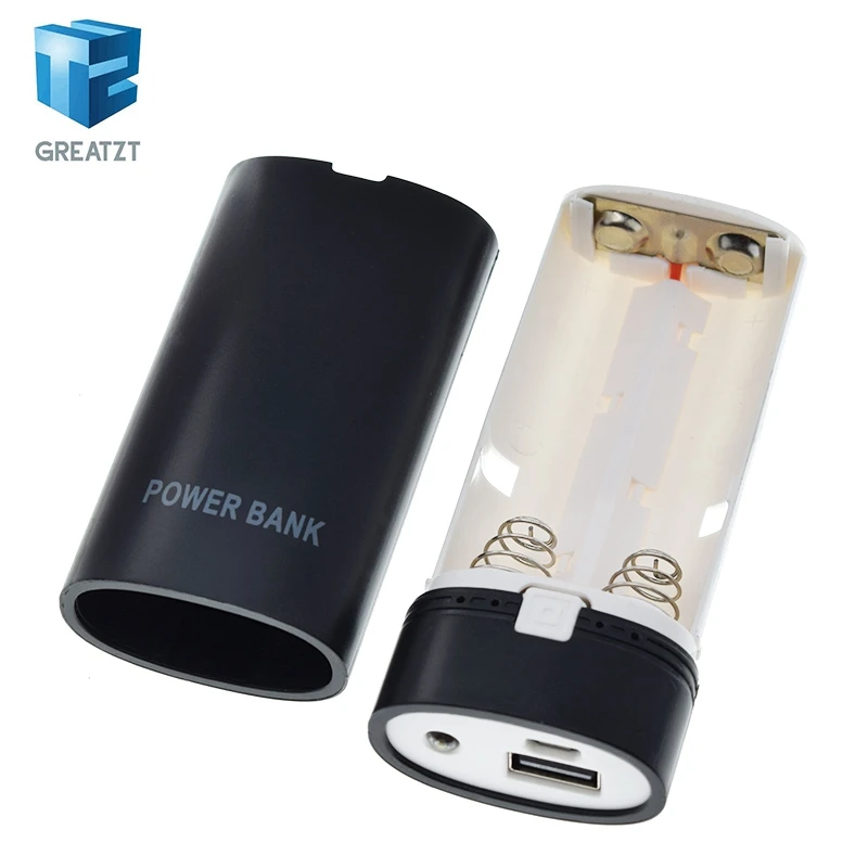 GREATZT Detachable Design With Indicator Light For Smart Phone Power Bank Case Battery Practical For 18650 Battery