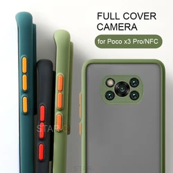 Funda de teléfono dura de silicona mate para Xiaomi Mi Poco X3 Pro Nfc, cubierta trasera a prueba de golpes para hombres, Poko X3pro X3nfc X 3 3x