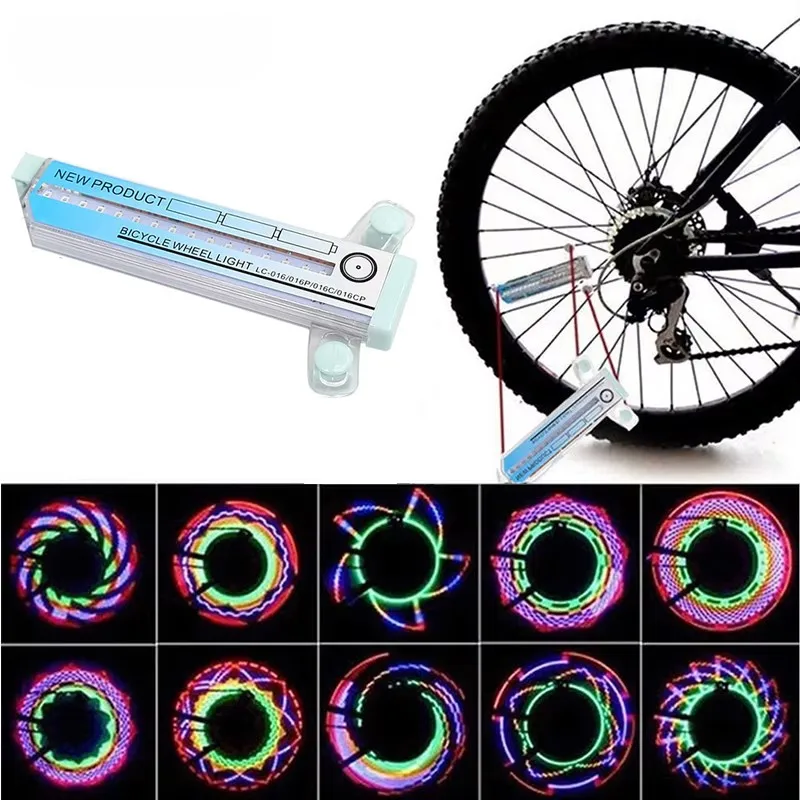 Bicycle Spoke Light Bike Wheel Light  Safety Tire Light 30 Different Patterns Change Waterproof