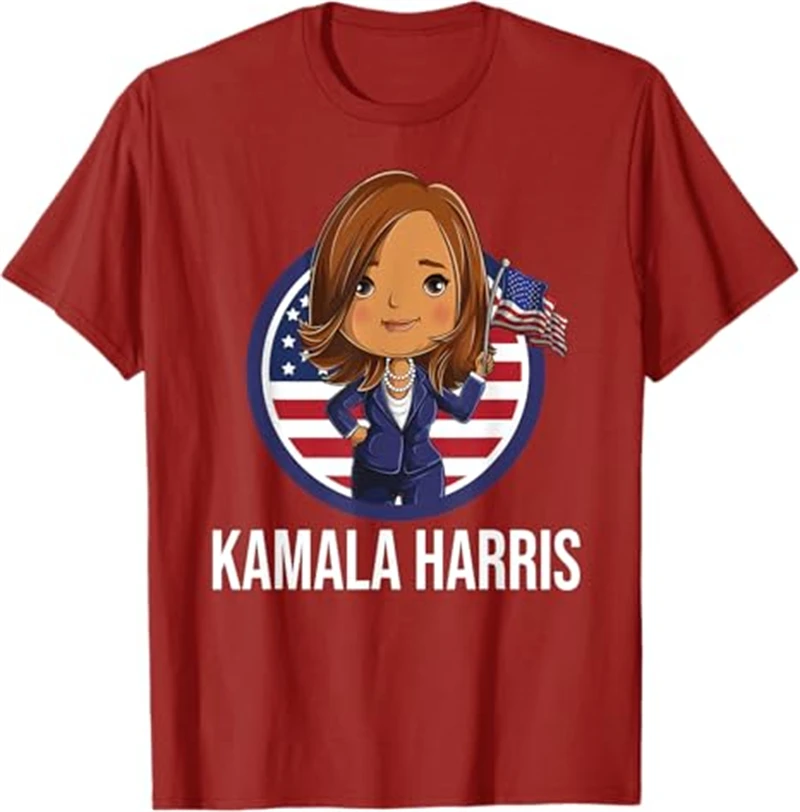 3D Print Kamala Harris Y2k Graphic T Shirts Men Women Kids Graphic Ice Tee Tops Summer Street Casual Harajuku Mens Funny T Shirt