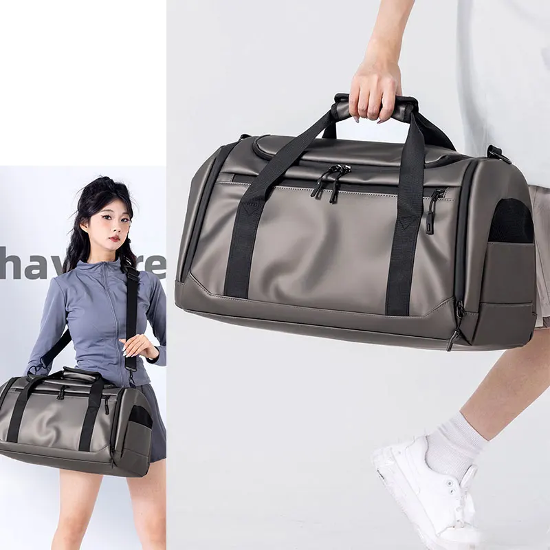 

Fitness Sports Shoulder Bag Dry Wet Large Outdoor Travel Communting Business Handbag Shoes Pocket Luggage Short Distance Pack