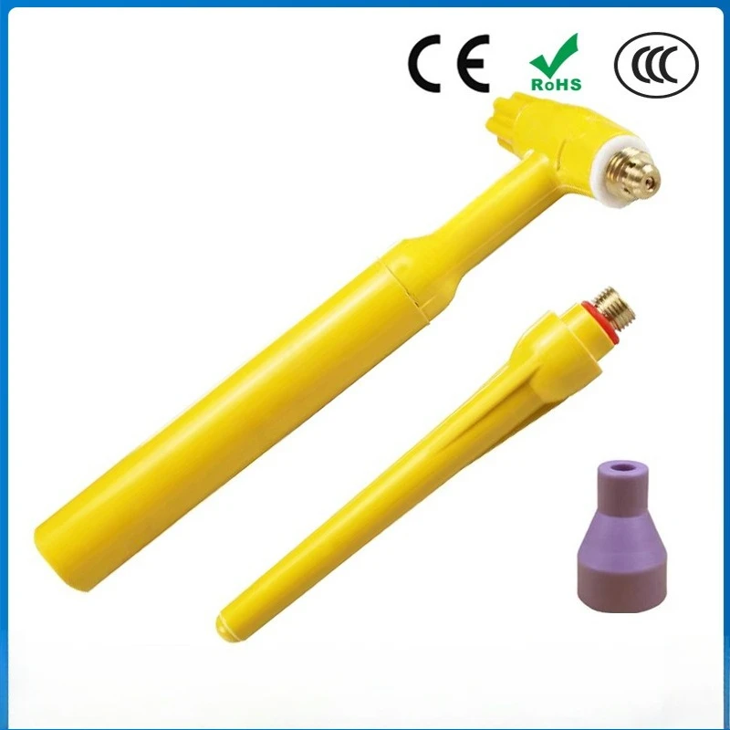 

Welding gun accessories QQ150A gun head TIG150 argon arc welding gun accessories Yellow tail electric wood head A