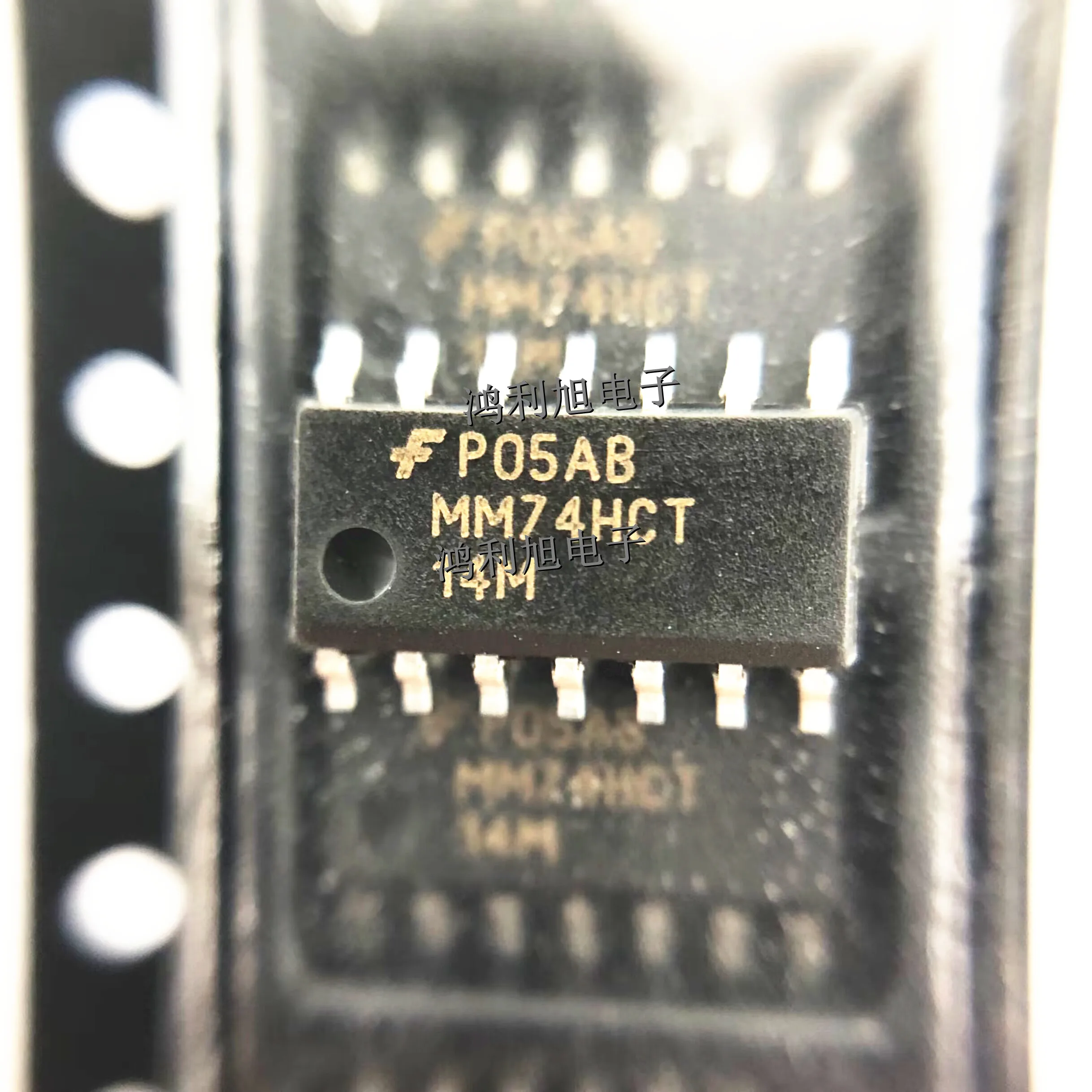 10 sztuk/partia MM74HCT14MX oznaczenie MM74HCT14M falownik Schmitta wyzwalacz 6-elementowy CMOS 14-Pin SOIC N T/R