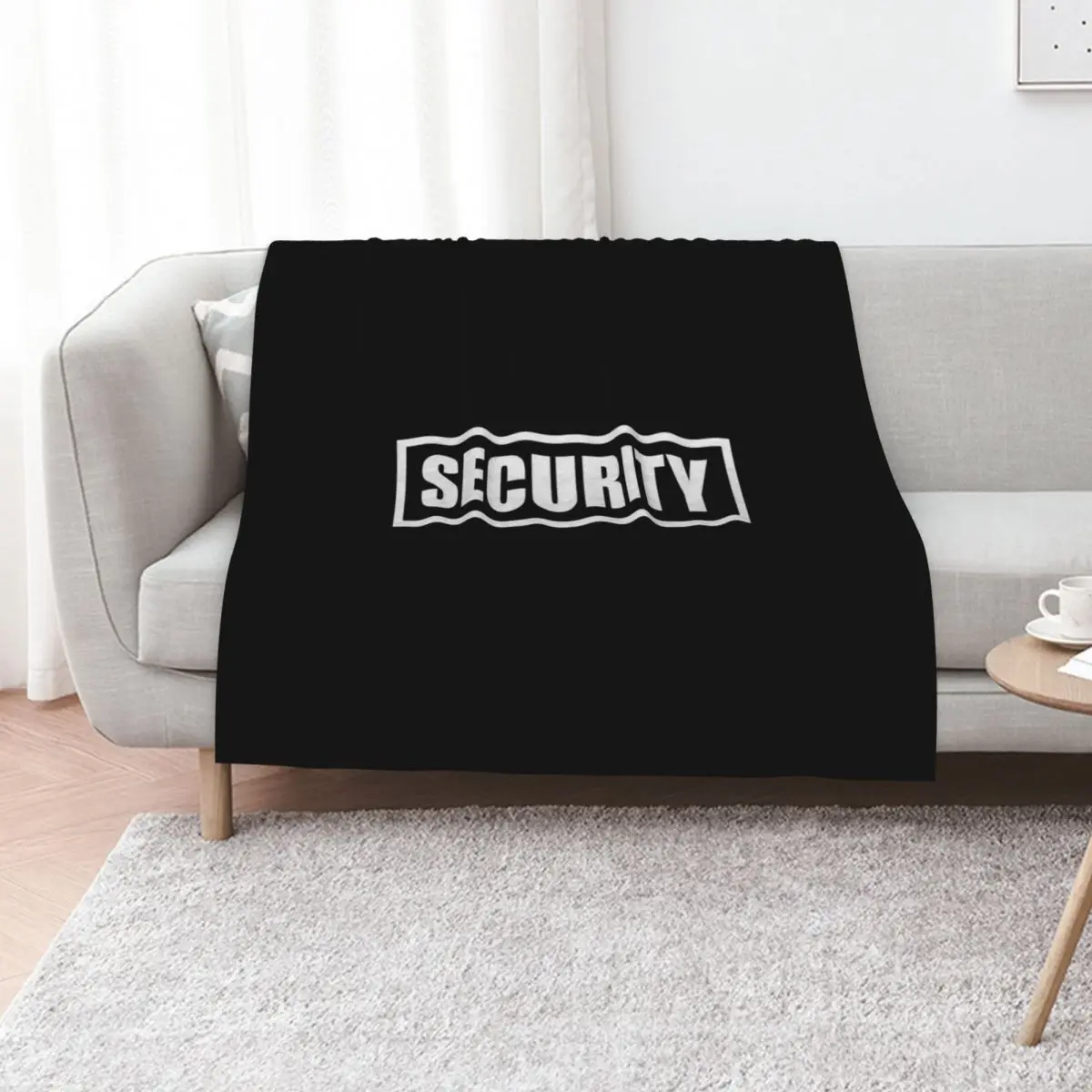 Security - Funny Gift Throw Blanket Bed Fashionable cosplay anime bed plaid Blankets For Bed Luxury Throw Furry Blankets