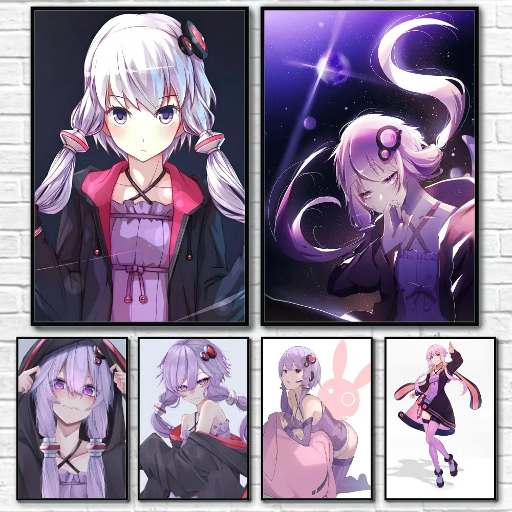 yuzuki-yukari-v-vocaloid-anime-girl-poster-sticky-wall-art-printing-waterproof-home-living-bed-room-bar-aesthetic-decor