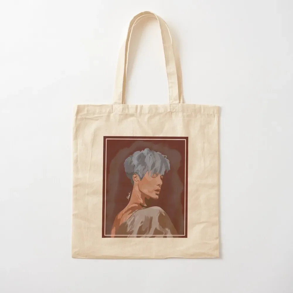 

jackson wang fan art Tote Bag reusable shopping bags shopping bag logo great bag