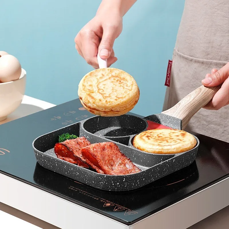 Egg Frying Pan Artifact Non-Stick Pan Kitchen Small Household Appliances Household Appliances Fried Poached Egg