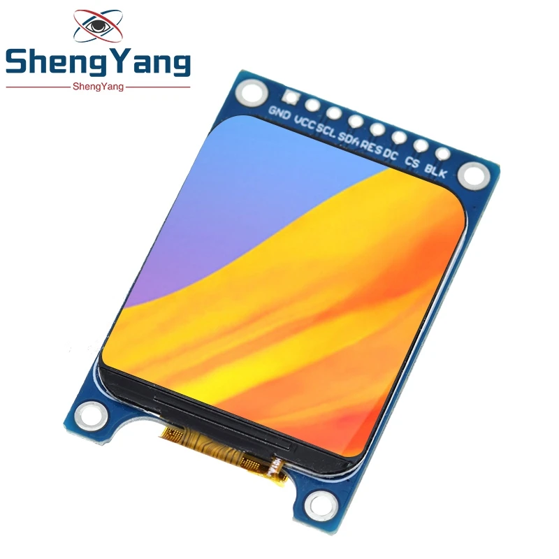 Imagem -05 - Tzt-color Tft Display Module para Arduino hd Ips Lcd Tela Led 240x280 Interface Spi Controlador St7789 1.69 1.69