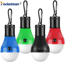 Bombillas de lámpara LED para exteriores, luz colgante para tienda de campaña, Mini luz nocturna de emergencia, novedad, 3 unidades