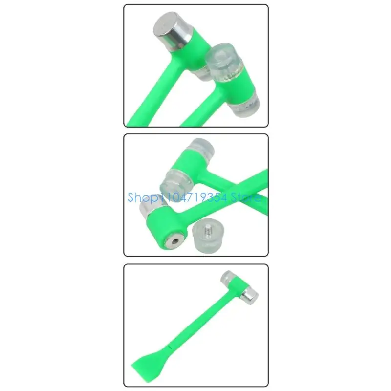 0XLD 2/3 in 1 Double Head Multifunctional Installation Hammer with Crowbars Ergonomic