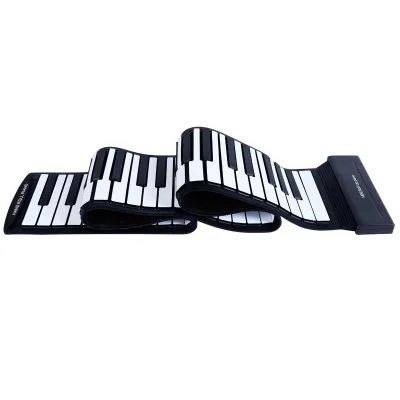 Portable Thicken 88 Keys Hand Roll Piano for Beginners