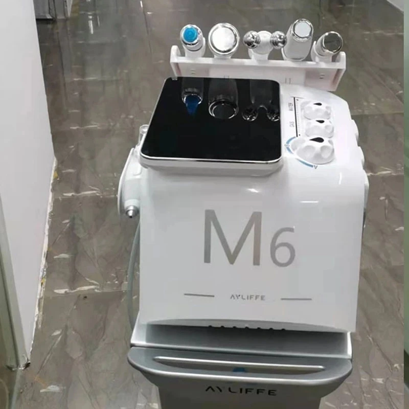 6 in 1 High Quality M6 Hydro Microdermoabrasion Face Cleaning Hydro Facial Jet Peel Facial Machine Professional For Spa