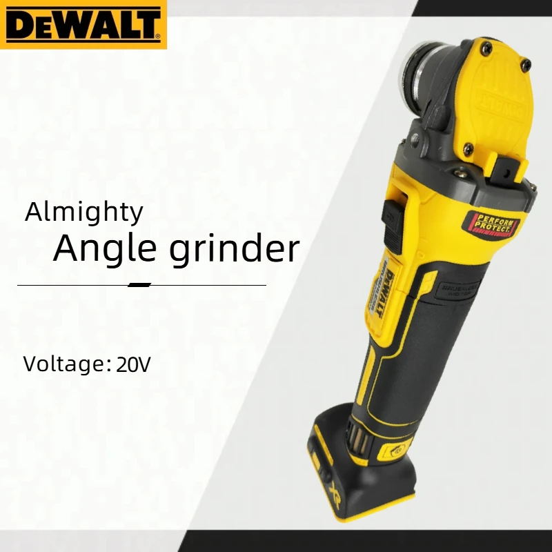 DEWALT DCG409 Brushless 20V Cordless Angle Grinder: 125mm Portable Rechargeable Cutting, Grinding & Polishing Machine（only tool）