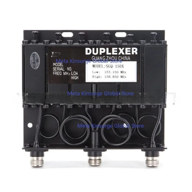 Adjustable frequency for YiNiTone SGQ-150X 10W portable duplexer DIY intercom repeater VHF