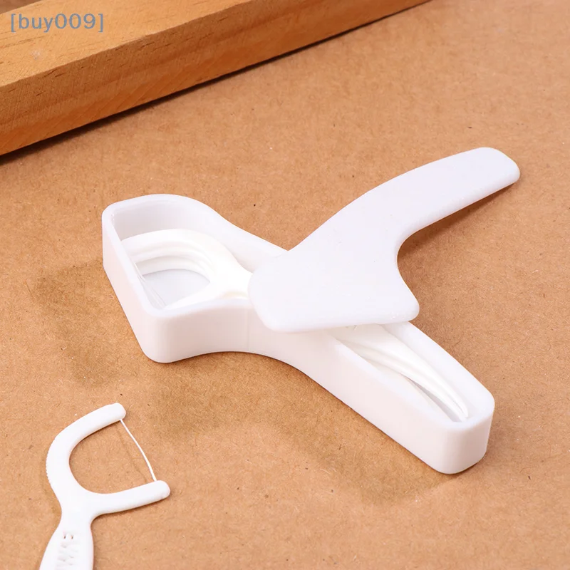 

1 PCS Portable Empty Refillable Teeth Flosser Storage Box Floss Pick Dispenser Traveling Practical Clean Floss Stick Oral Care