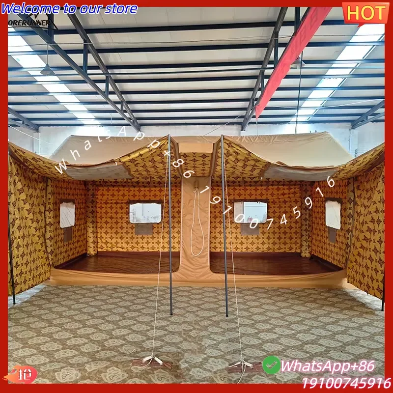 2026 Bestselling Middle Eastern Style Inflatable Camping Tent for Holidays Custom Size Oxford Fabric Party Tent