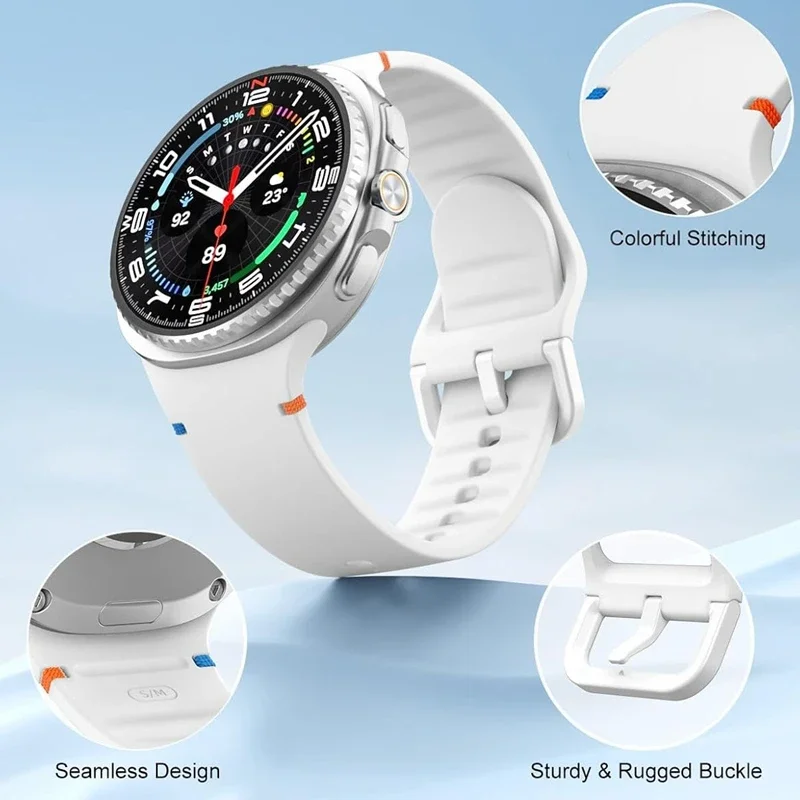 حزام رياضي لساعة سامسونج جالاكسي 8 الكلاسيكية 46 مللي متر 8 44 مللي متر 40 مللي متر استبدال المعصم حزام سوار كوريا لساعة جالاكسي 8 الأشرطة