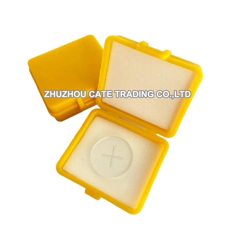 C7 0.1mm Crosshair Micrometer Microscope Delimit Cross Line Reticle Microscope Ocular Calibration Slide