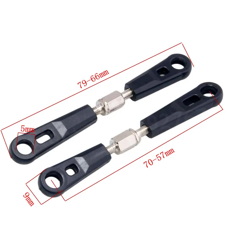 06016 HSP 1/10 Spare Parts Steering Link/Front/Rear Upper Link 2Pcs For RC Baja 94155 94166 94188 DESTRIER Backwash MONSTER