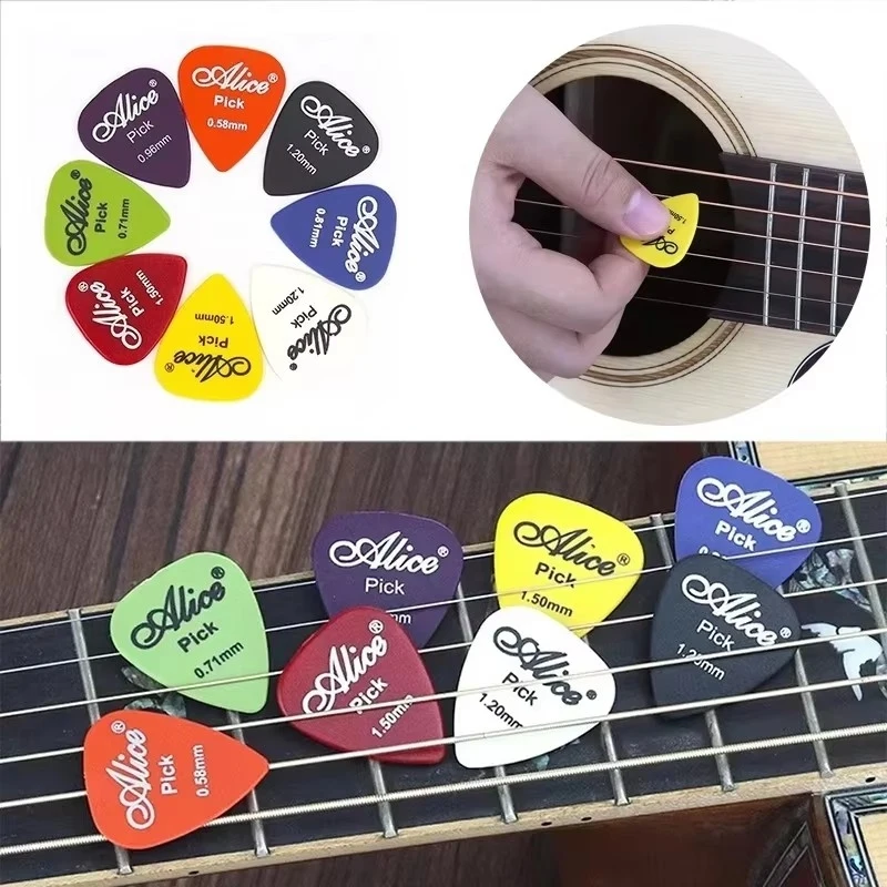 10-60Pcs Guitar Picks Acoustic Electric Bass Plectrum Mediator Guitar Accessories Thickness 0.58 - 1.5 mm