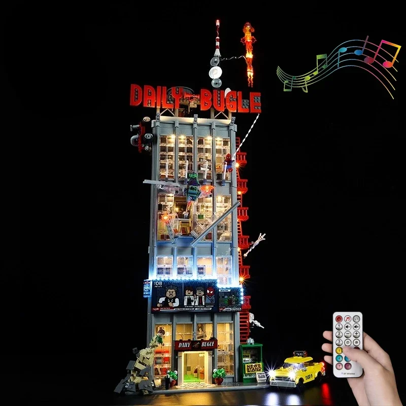 No Model LED Lighting Set Suitable for LEGO Daily Bugle 76178 (Excluding Building Blocks)