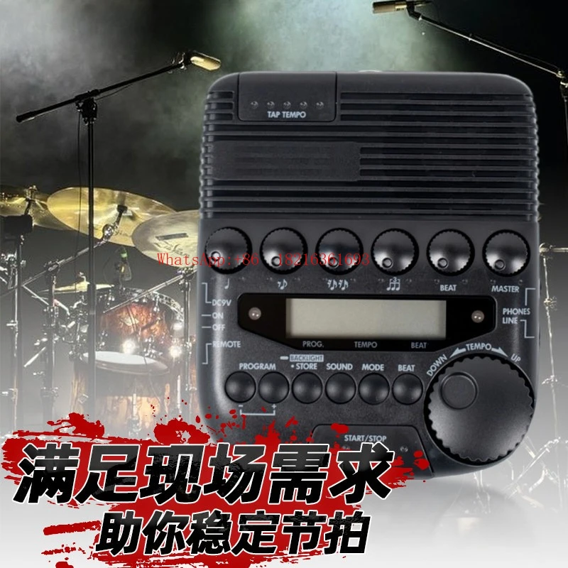 Drummer Metronome 30RW200 Portable Universal Electronic Rhythm Set Drum Beat Device