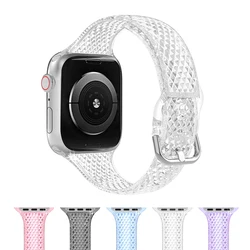 Compatible with Apple Watch Bands 38mm-49mm Shiny Silicone Soft Slim Sport Strap Compatible for iWatch Ultra Series 987654321 SE