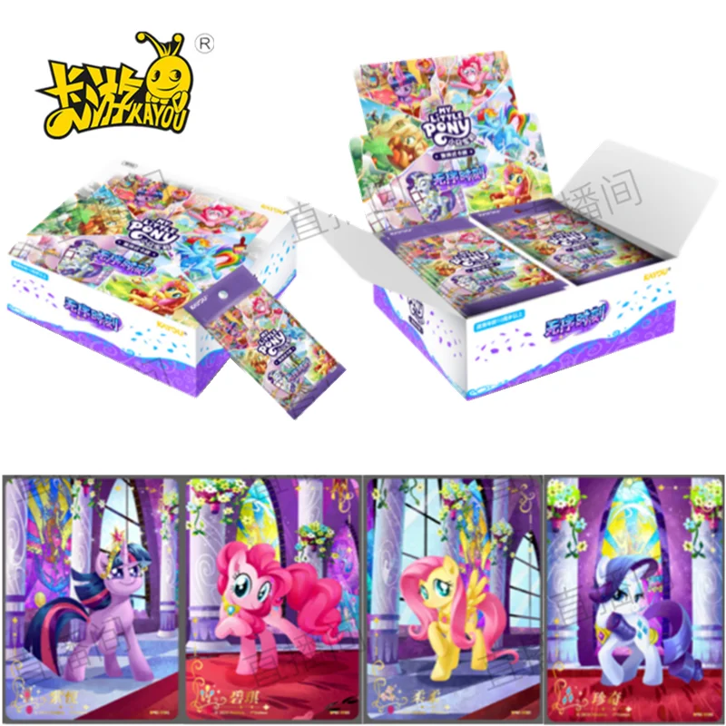

KAYOU Original My Little Pony Collection Card Disordered Moments Series Anime Games Collection Card Kids Toys Gift