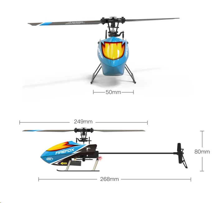 C129 Micro RC Helicopter 4CH RTF Automatic Stable One Click 3D Flip Single Propeller Without Aileron Simulation Plane Model Toys
