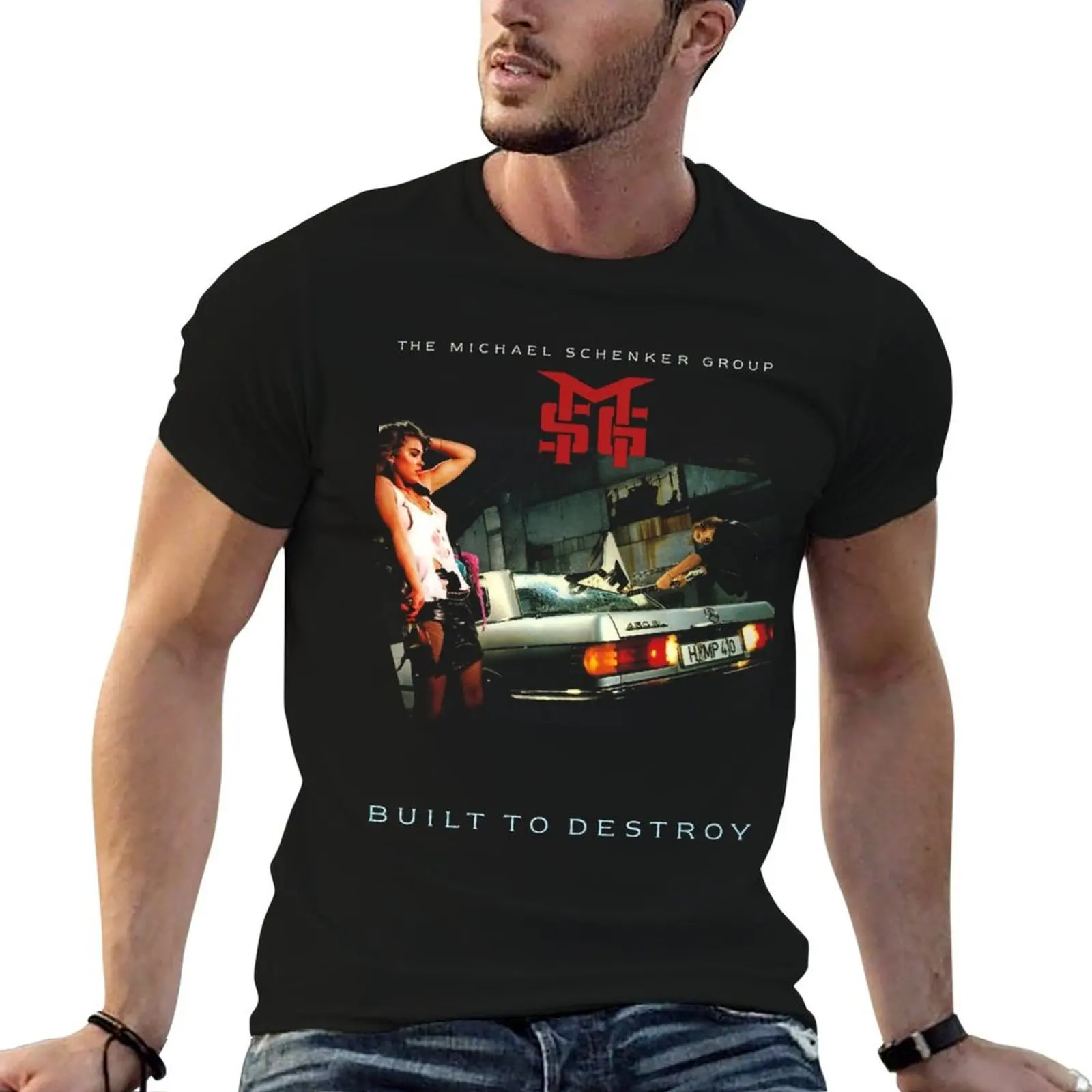 

HARD ROCK LEGEND!!! MSG T-Shirt man t shirt cotton high quality man tshirt T-Shirt