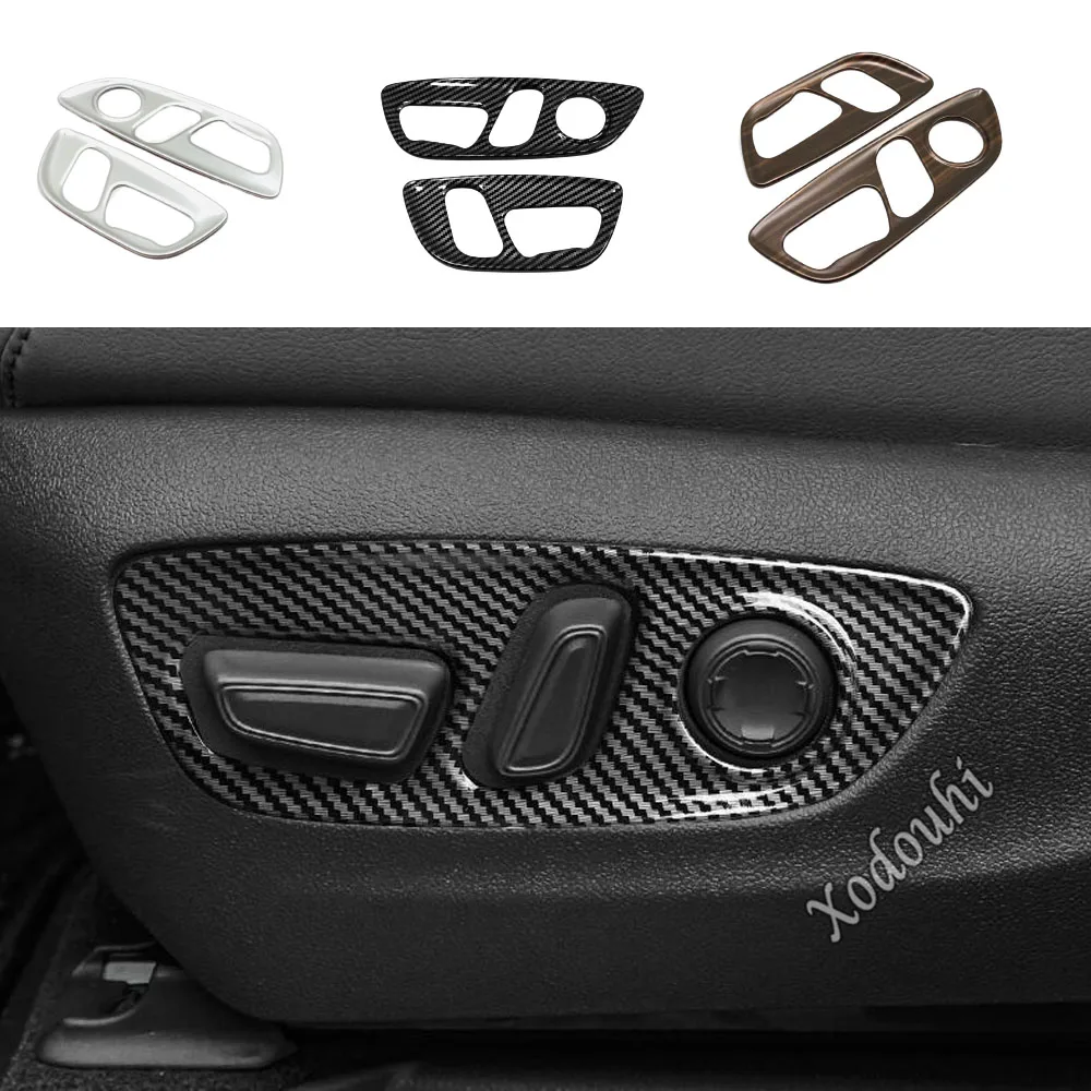 

ABS Car Seat Adjustment Panel Trim Cover Decoration Frame Interior Accessories For Toyota Corolla Cross XG10 2022 2023 2024+