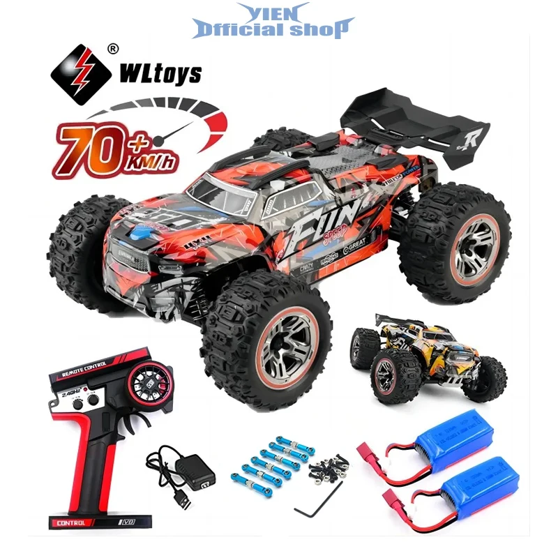 

WLtoys 184008 70KM/H 4WD RC Car Professional Monster Truck High Speed Drift Racing Remote Control Cars Children's Toys for Boys