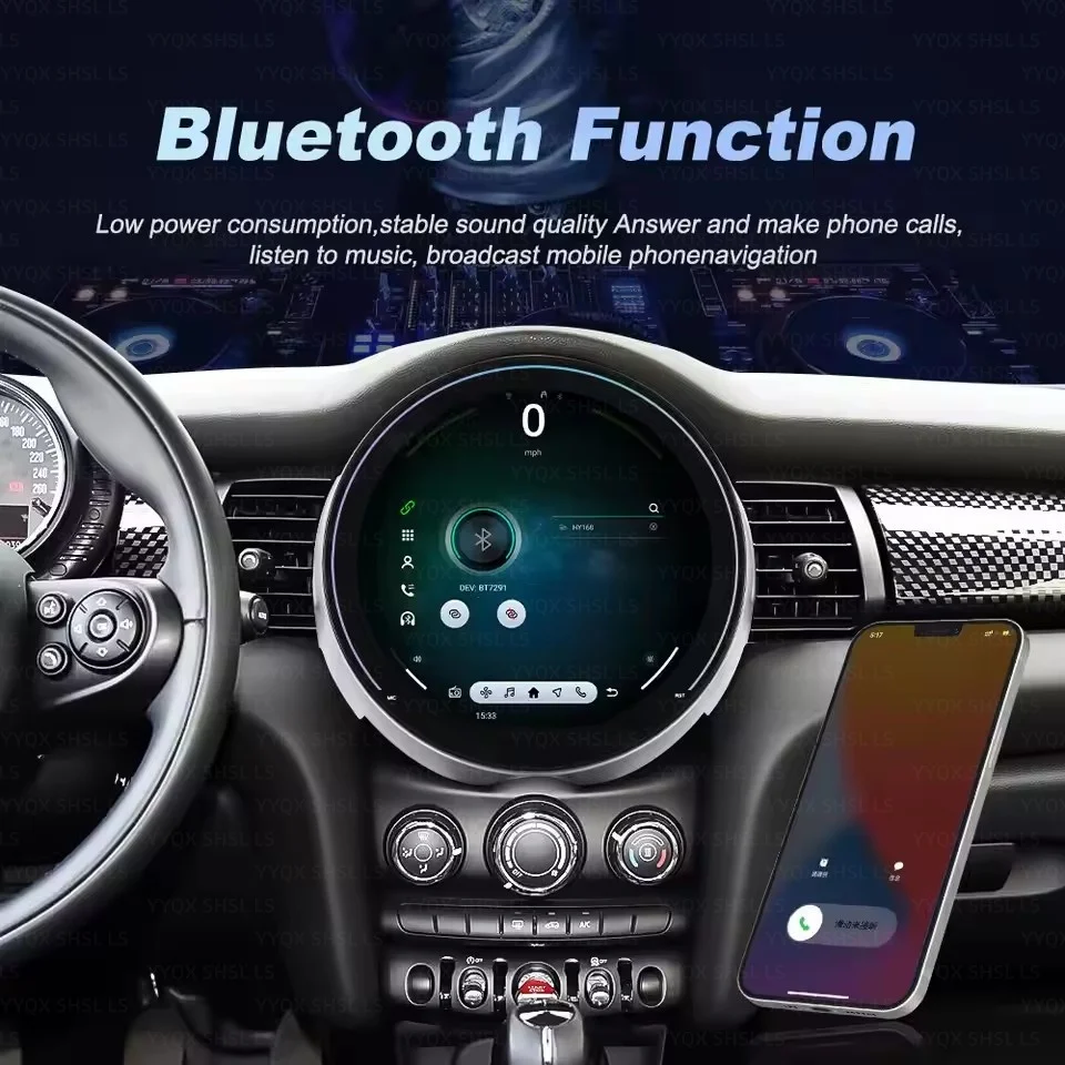 

Android 11.7" For BMW Mini One F55 Cooper F56 Clubman F54 2016-2018 JCW 2020-2023 Car Radio Multimedia Video Player GPS Navigati
