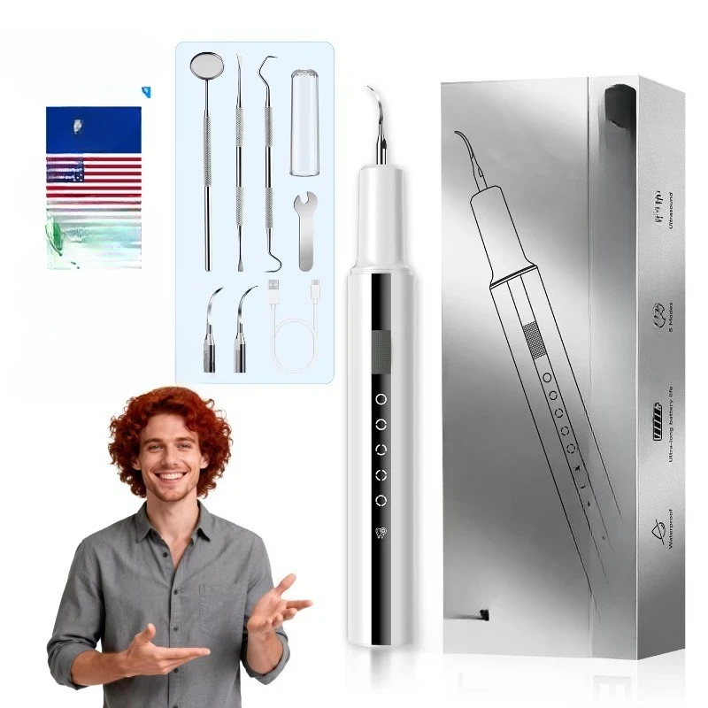 Intelligent Ultrasonic Dental Cleaner Electric Dental Cleaner Tartar Calculus Oral Care Dental Cleaning Tools Tartar Calculus