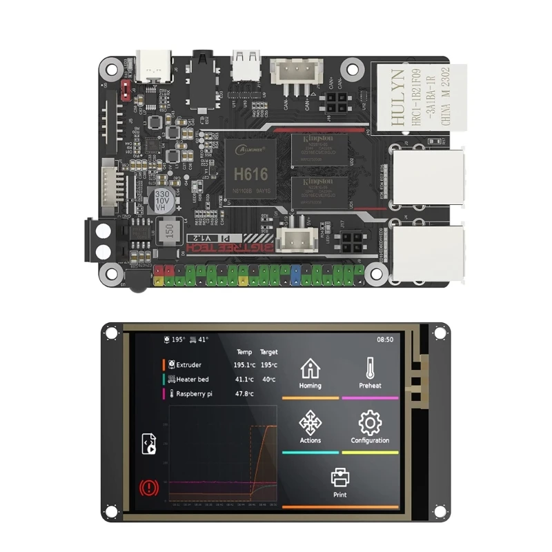 3D Printer V1.2 + TFT35 SPI V2.1 Control Board and SPI LCD Display DDR3