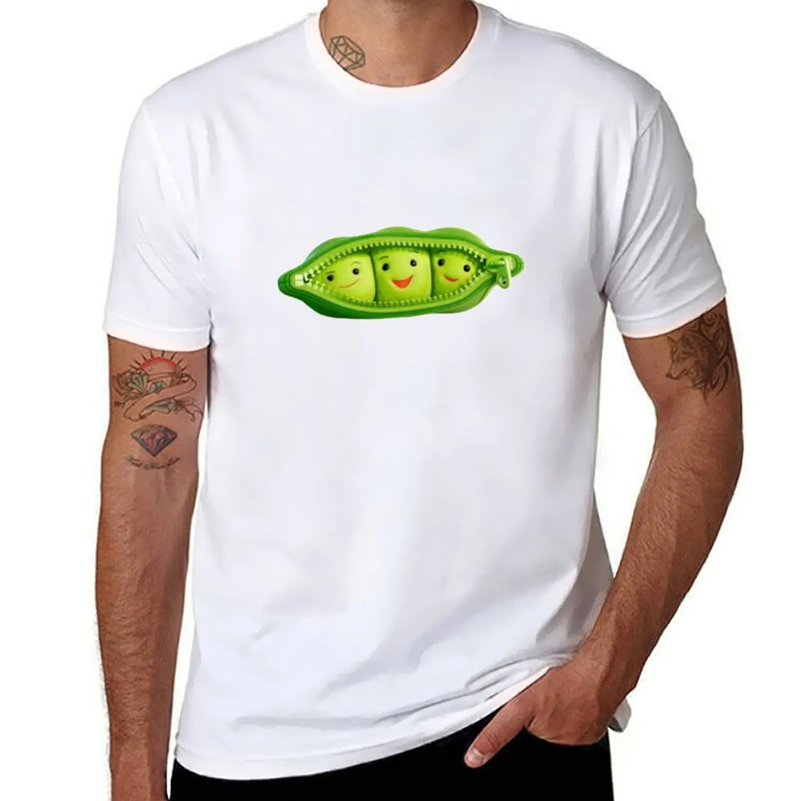 

Anime Cute Baby Peas T-Shirt t shirts cotton 100% t shirt for man T-Shirt