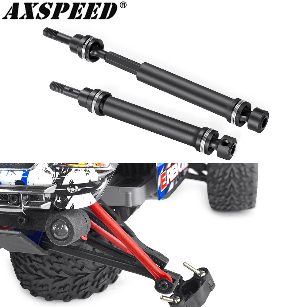 

Стальной передний и задний приводной вал AXSPEED 85–120 мм для автомобильных аксессуаров 1/16 Mini E-Revo, VXL, Summit RC Monster Truggy