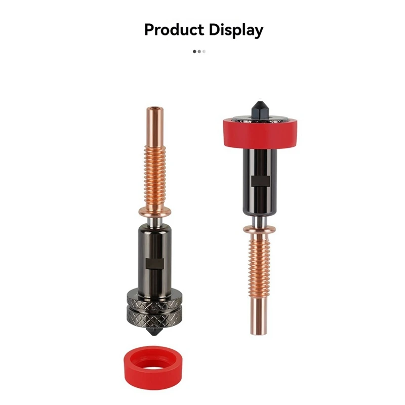 For REVO Hotend Extruder High Flow Hardened Steel Nozzle 0.4Mm Replaceable Nozzles 3D Printer Accessories