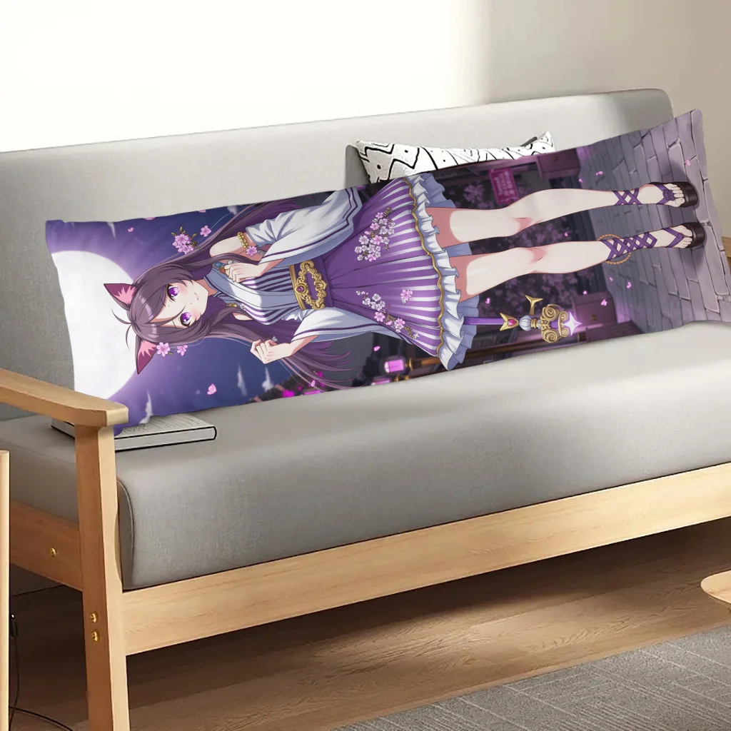 Full Body Support Pillow, Digital Print Breathable and Comfortable Polyester Fiber, Suitable for Side Sleepers, Back Sleepers, a