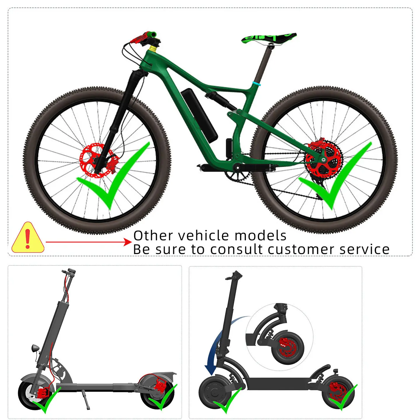 NFOX دراجة هوائية جبلية قرص الفرامل الهيدروليكية عدة SM2A أربعة مكبس الفرجار سكوتر كهربائي 2 دبوس 3 دبوس انقطاع التيار الكهربائي مقبض الملحقات #4