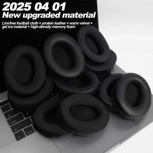 Imagen 2 del producto Almohadillas de espuma de repuesto para Shure SRH240 SRH440 SRH840 SRH940 SRH1440 SRH1540 SRH1840 almohadillas de espuma viscoelástica cuero proteico