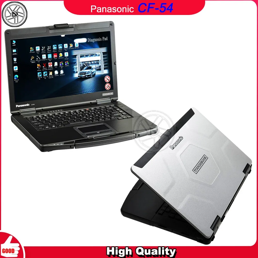 Panasonic CF-54 Core i5 4G/8G HDD/SSD Diagnostic Rugged Laptop for Mb Star C4/C5/C6 or ICOM NEXT/A2/A3 and 5054A Diagnostic Tool