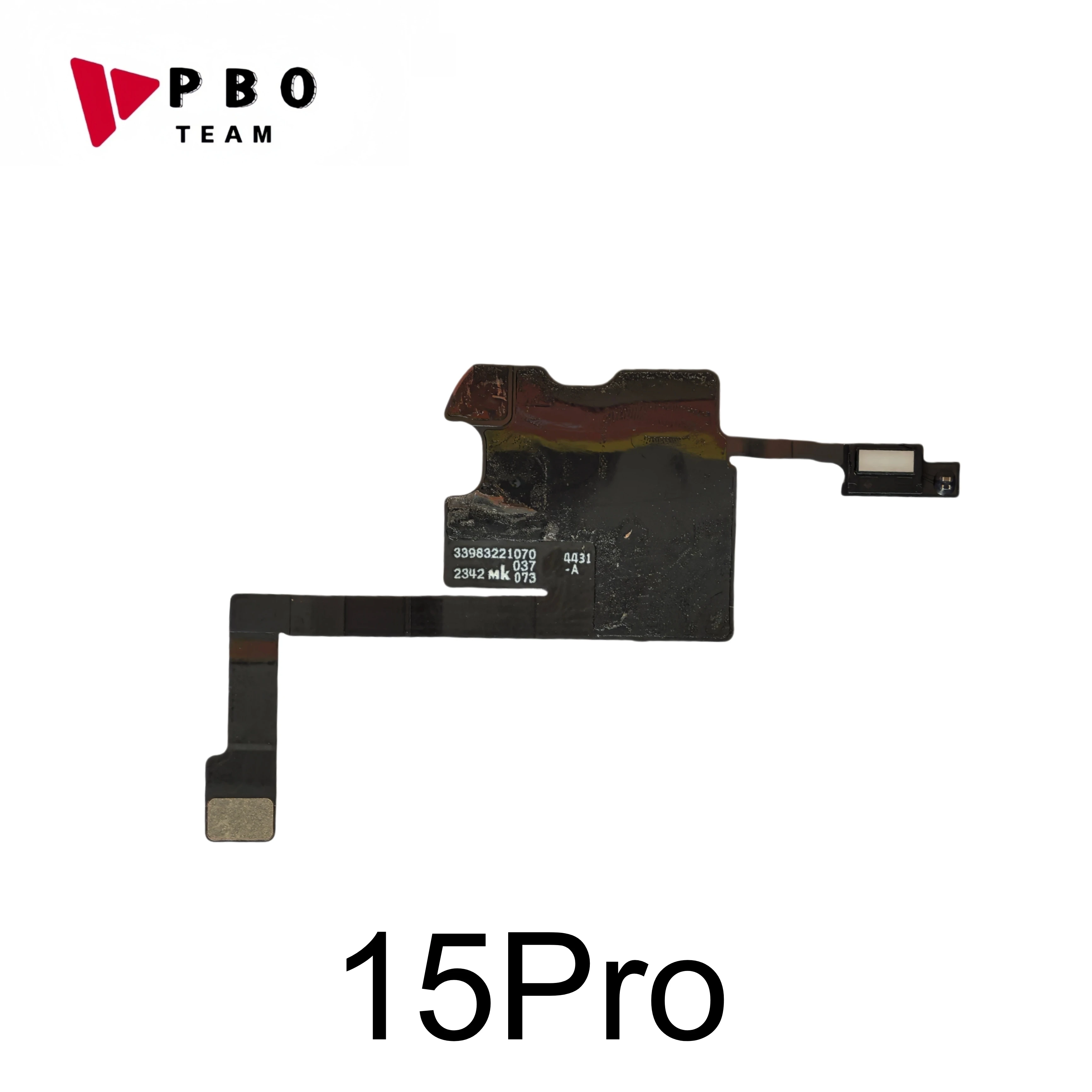 سماعة أذن مستشعر الضوء كابل مرن القرب لا مكبر صوت لهاتف iPhone 16 Plus 15 13 14 Pro Max mini 14pro 15pro مع شريط ميكروفون #5